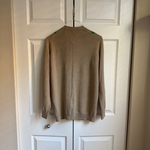 Cashmere argyle cardigan - Picture 8 of 10